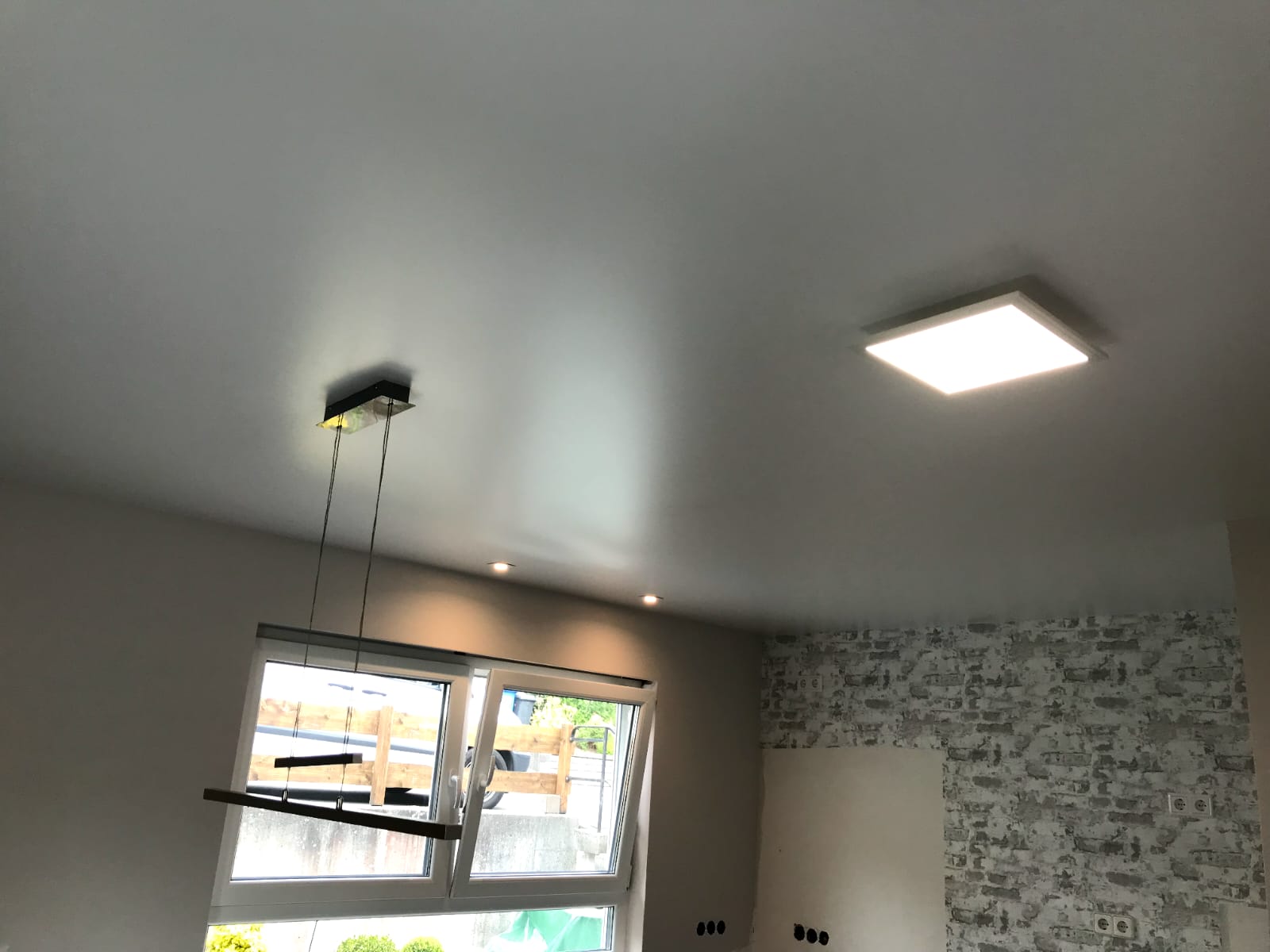 Spanndecke im Esszimmer