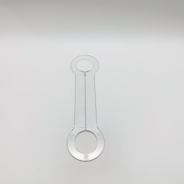 Spanndecken Rohrbogen innen transparent