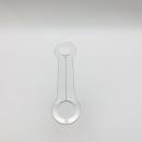 Spanndecken Rohrbogen innen transparent